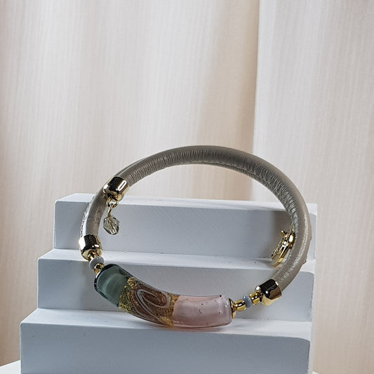 Bracelet murano tube douceur