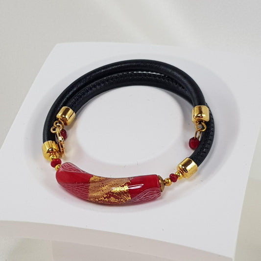 Bijou verre Murano Antonio Vaccari certificat authenticité artisanat italien 