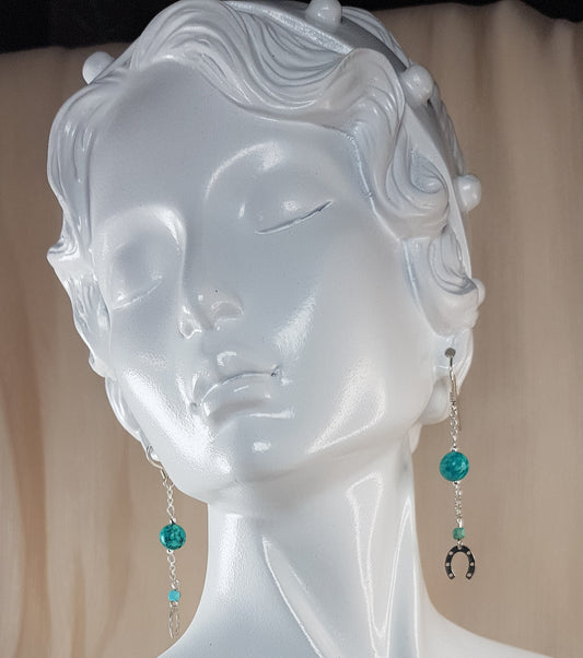 Turquoise de Chine argent 925