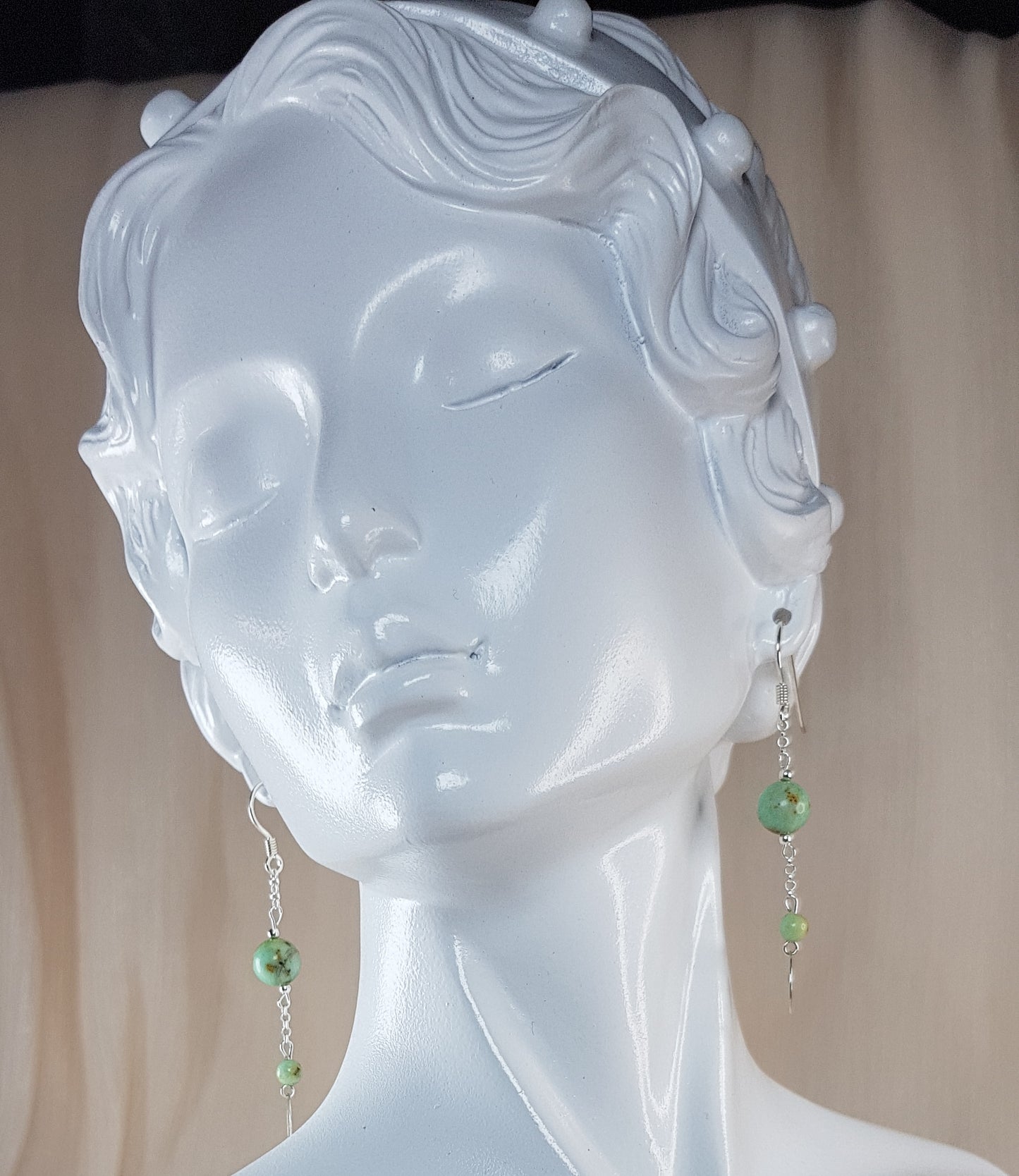 Turquoise de Mongolie argent 925