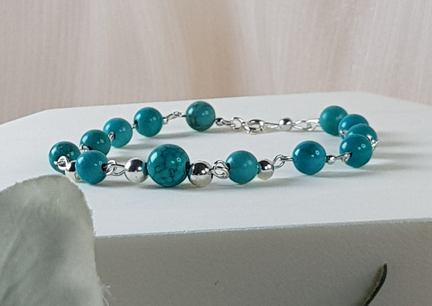 Turquoise de chine argent 925