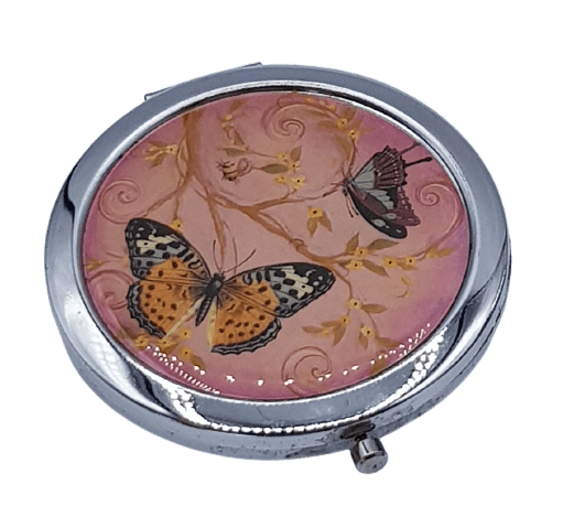 Miroir de poche papillon 3