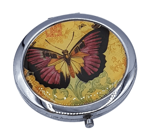 Miroir de poche papillon 4