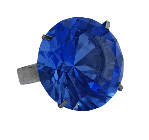 Anneaux de serviettes en pierre bleue, décoration de table raffinée artisanale française