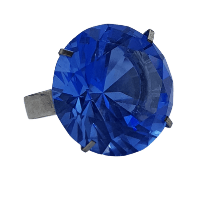 Anneaux de serviettes en pierre bleue, décoration de table raffinée artisanale française