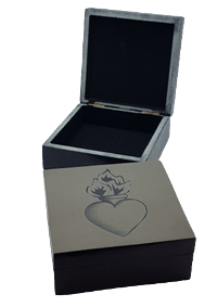 Boîte en pierre naturelle porte-bonheur, écrin spirituel pour bijoux et petits trésors