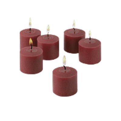 Petite bougie votive framboise sauvage