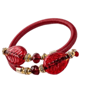 Bracelet murano Ginger rouge