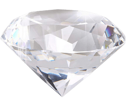 Diamant en verre cristal claire