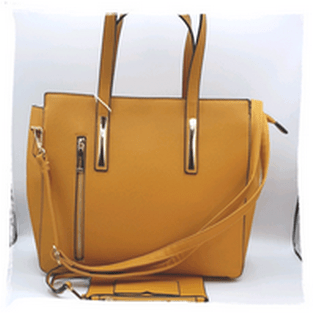 Sac pochette moutarde - couleur tendance en promotion
