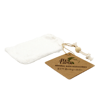 Sachet à savon en bambou naturel, accessoire bain écologique zéro déchet